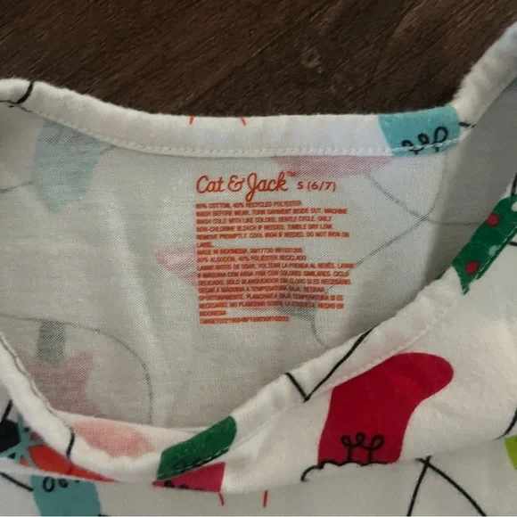 Cat & Jack Colorful Holiday Dress - Picture 2 of 3